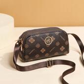 2024新款 秋冬女包手机包斜挎小包包中年妈妈零钱包多层拉链单肩包