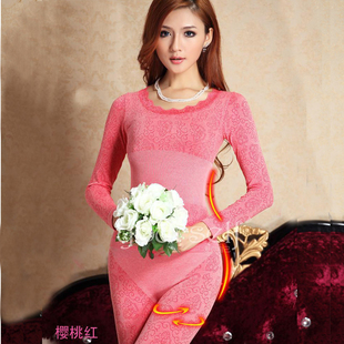 秋衣秋裤女士纯棉套装内穿美体棉毛衫学生全棉少女保暖内衣新款