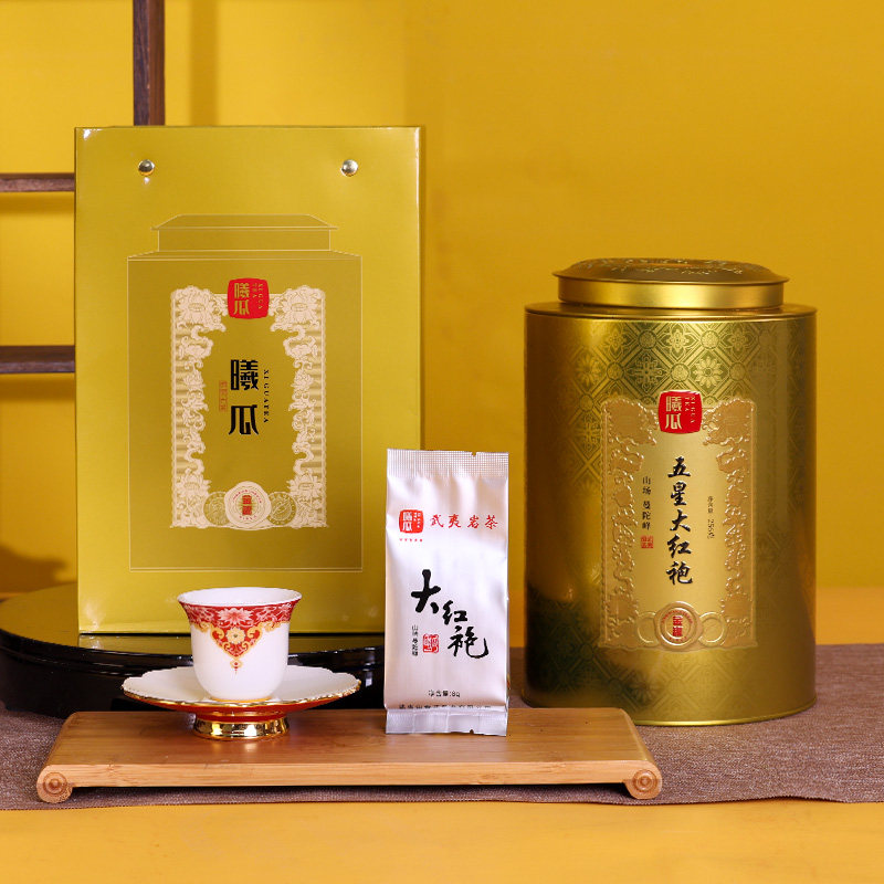 曦瓜曼陀峰五星大红袍茶叶三坑两涧武夷岩茶正岩特级