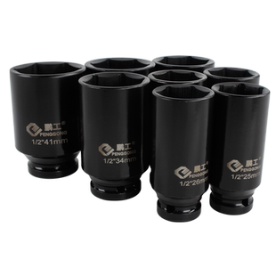 1/2电动扳手六角加长套筒头 26/28/34/36/38mm小风炮大飞气动套筒