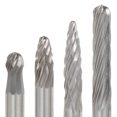 3*3钨钢硬质合金旋转锉圆形小型木工根雕钨钢电磨铣刀金属打磨头