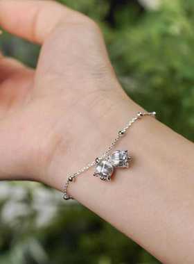 阿林的饰界自定义首饰手工原创铃兰花纯银手链