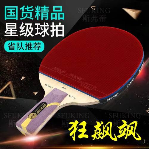 乒乓球拍单拍狂飙飒10星级成品拍