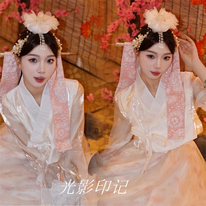 影楼朝鲜服延吉公主传统服装