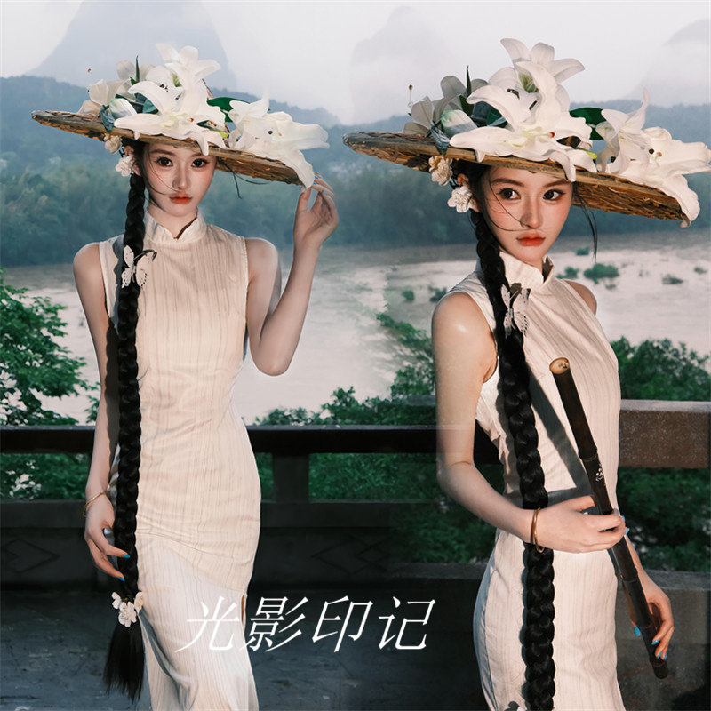 影楼民国风新中式旗袍摄影服
