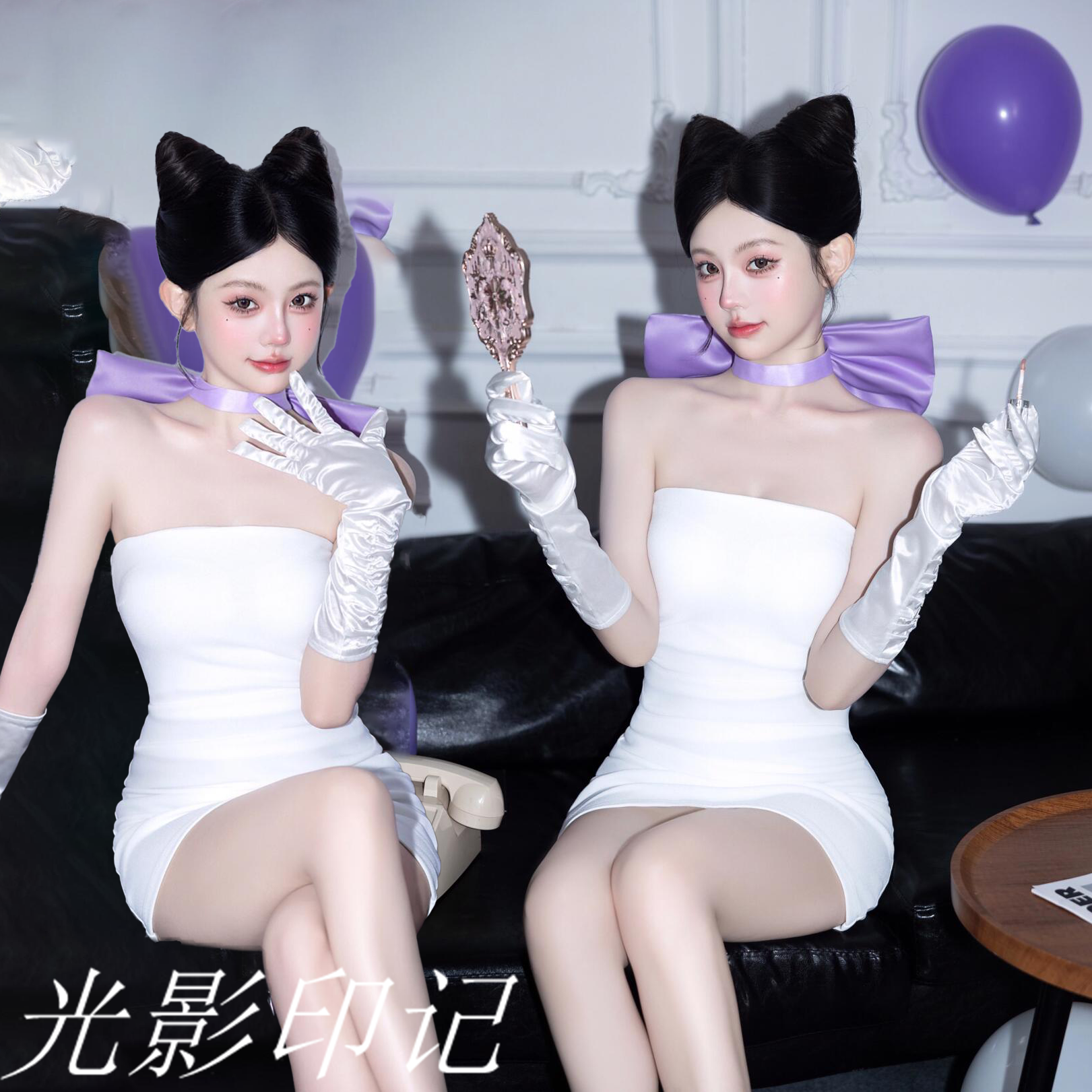 主题服装个性汤姆猫艺术照摄