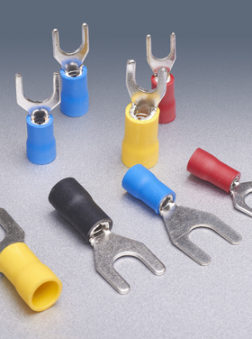 HS包邮SV8-6红色500只紫铜1个厚度SV10-6接线端子欧式接线