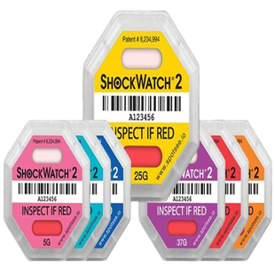物流运输监测标签 防震动标签 震动显示标签SHOCKWATCH2代升级版