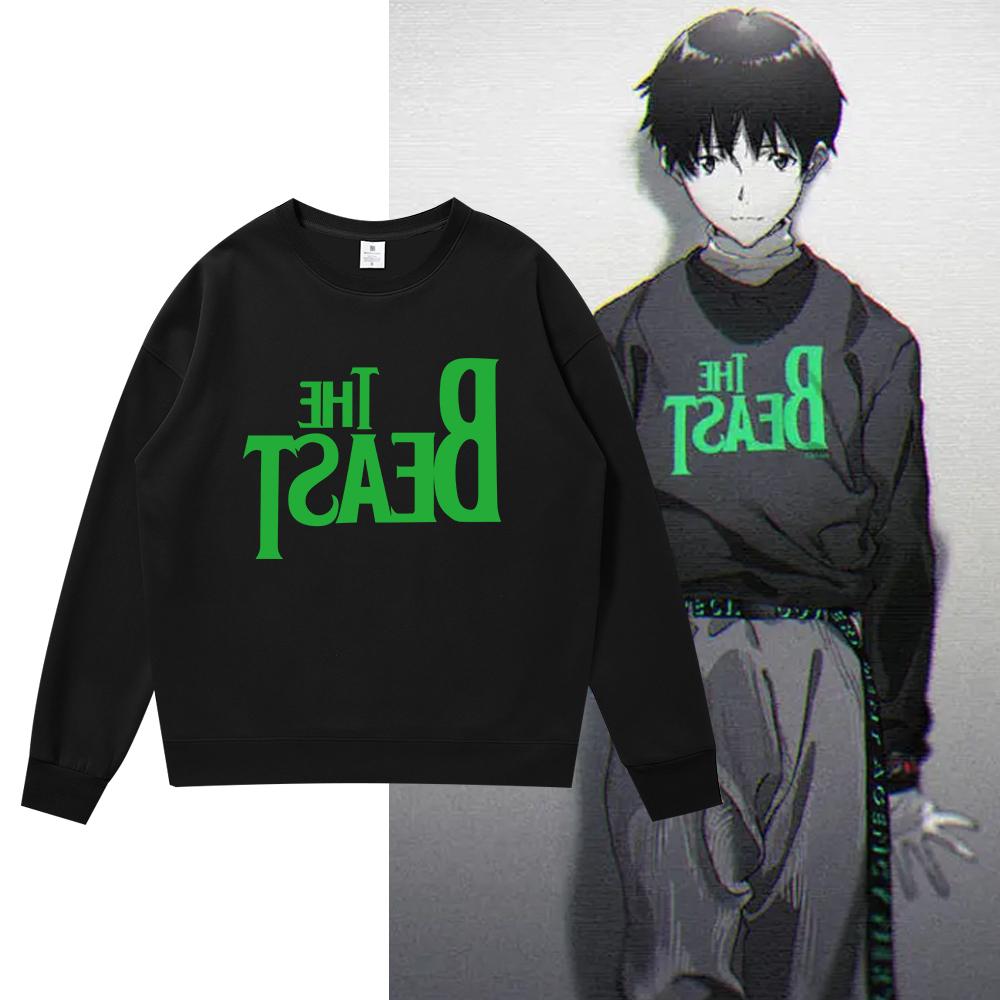 EVA动漫联名圆领卫衣男女秋冬