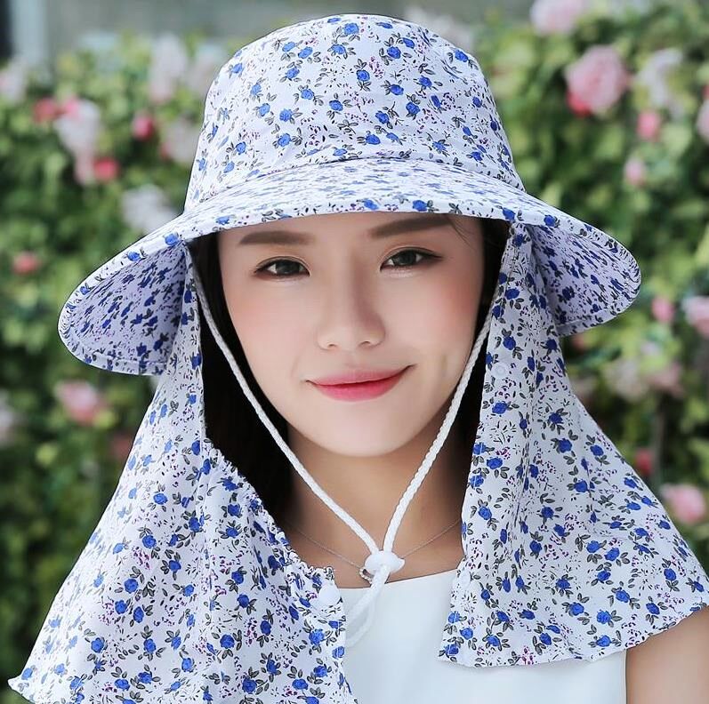 季透气大护颈帽子长檐女干活下地防薄款紫外线防晒遮脸遮阳面罩|ruв категории Аксессуары, шляпа - от Buy2taobao.com для оказания профессиональной услуги покупки агента Taobao