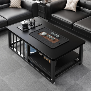 茶几客厅家用泡茶收纳一体茶桌小户型现代简约轻奢风高级感茶几桌