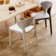 塑料椅子加厚家用餐椅现代简约餐桌椅商用网红休闲 饭厅凳子靠背