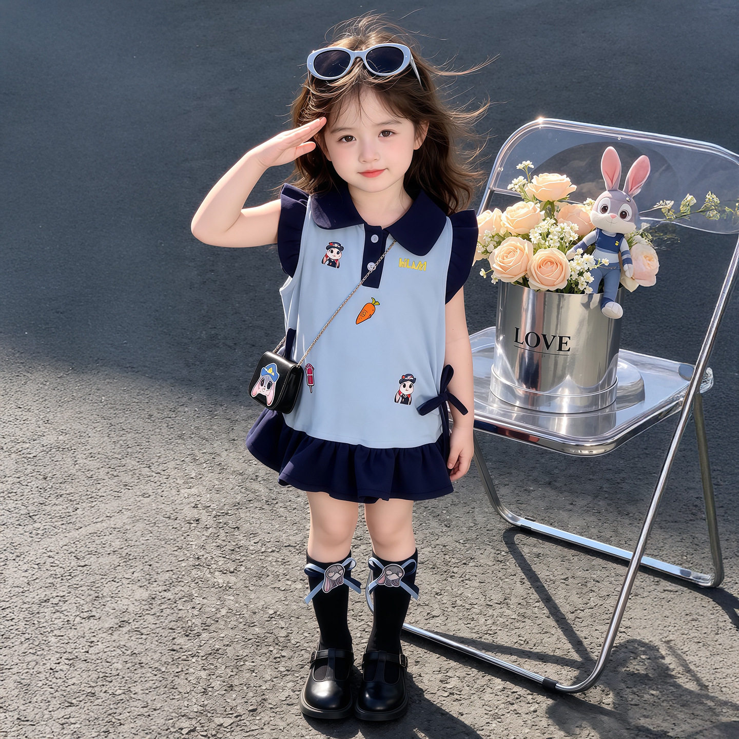 女童夏装连衣裙2026新款夏天季宝图片