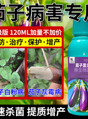 沃柯易茄子菌立净霜霉灰霉叶霉炭疽白粉黄萎菌核褐纹绵疫专用药