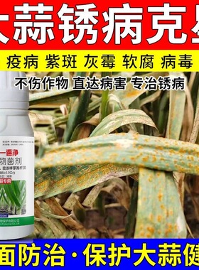 大蒜黄叶干尖锈病根腐病生物菌剂叶枯病紫斑病软腐病专用药正品