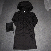 外贸户外中长款 亲子雨披防水外套 连帽雨衣帽子超级大防风衣中长款