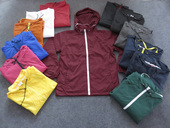 外贸日单户外休闲连帽防风衣短款 多色冲锋衣外套 徒步登山夹克薄款