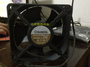 SUNON建准12CM风扇12038 KD1212PMB3 3.2W 3线 12V