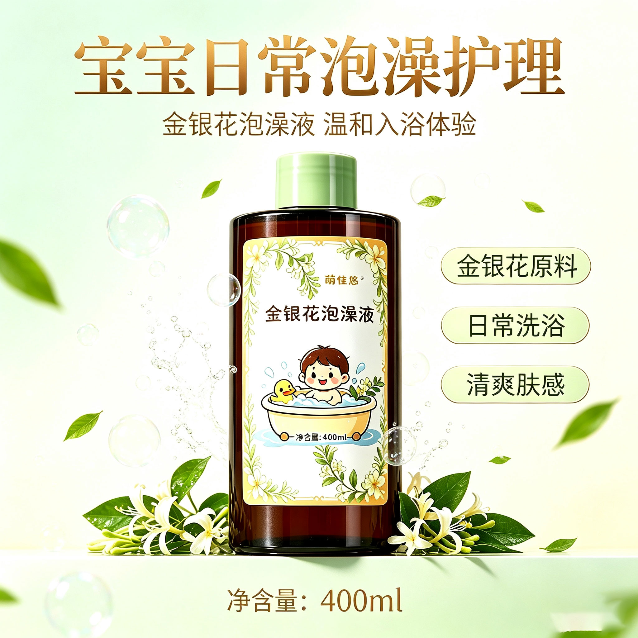 金银花泡澡液