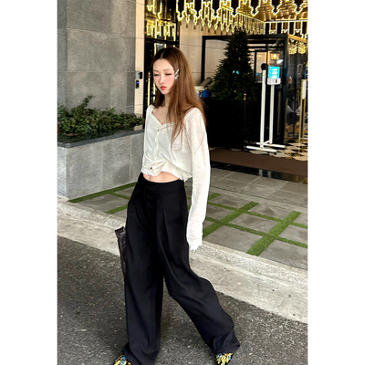 宽松休闲好穿西装裤宽松裤子