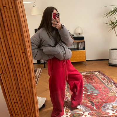 Avocadong秋冬双色运动裤