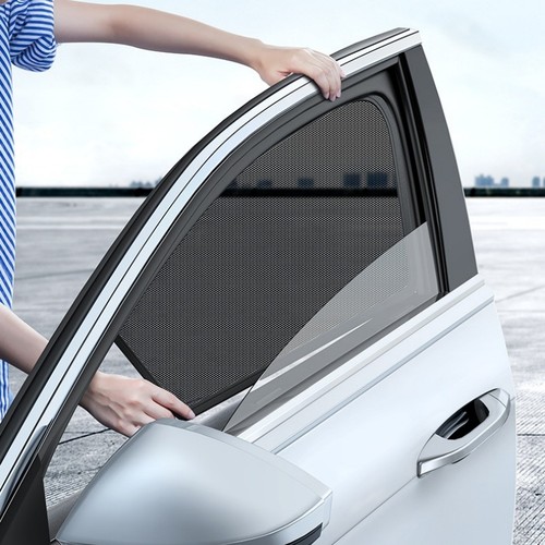 汽车磁吸卡扣门窗防晒隔热遮阳帘