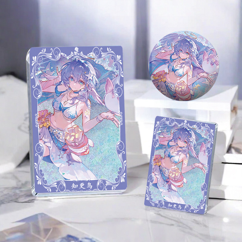 星穹铁道知更鸟高颜值收藏品流沙麻将立牌动漫徽章收藏精美礼物