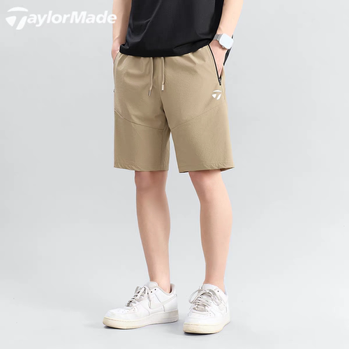 Taylormade泰勒梅高尔夫夏季冰丝五分裤户外运动休闲裤大码短裤男