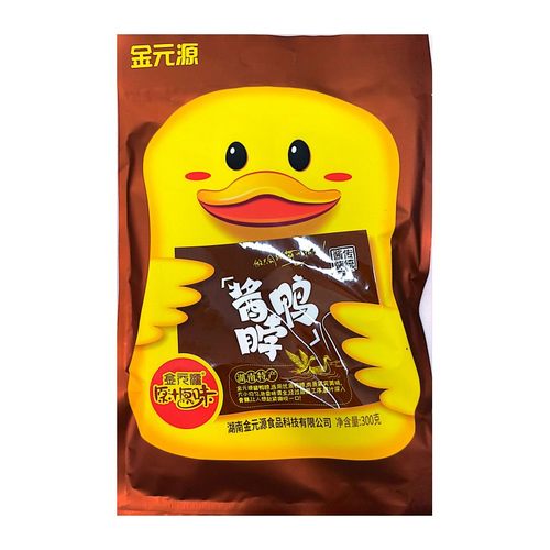[中山亭直发】正宗金元源酱板鸭湖南长沙特产包装肉辣味300克鸭脖 - 封面