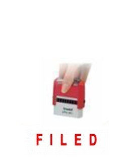 trodat/卓达4911回墨印章 万次印章E003 FILED自动出油印章