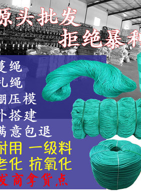 绳子吊秧绳蔬菜大棚专用吊蔓绳户外绳尼龙绳农用生产用绳厂家直邮