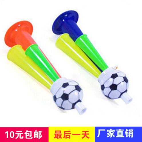 宝宝足球小喇叭可吹 小孩子三音喇叭地摊热卖 义乌儿童小玩具批发
