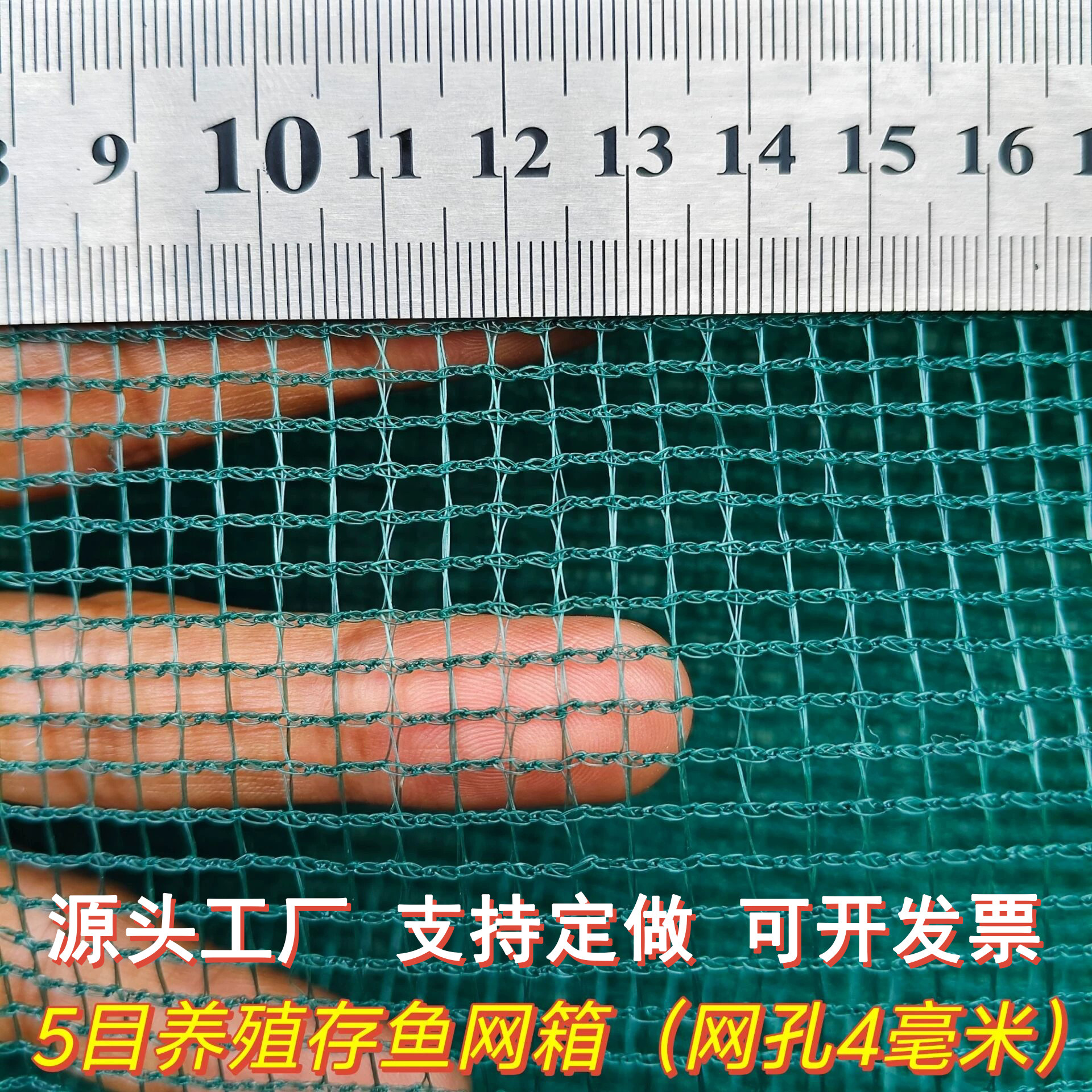 鱼苗牛蛙育苗养殖孵化网箱防逃网