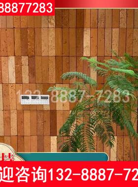 陶土切片砖复古红砖外墙砖渐变红砖餐厅背景墙红砖墙砖红砖切片旧