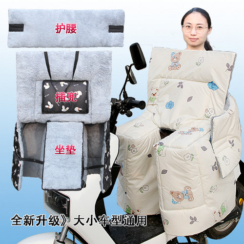 后座电动车后座挡风儿童加厚防水