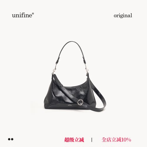 新款油蜡牛皮真皮腋下包