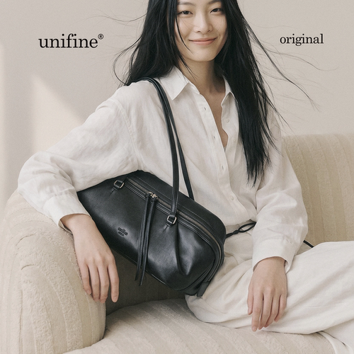 【夏上新】unifine法棍包头层植鞣牛皮单肩通勤腋下包包手提女包