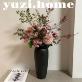 中古风高级感仿真花花束客厅摆件落地逼真假花装 饰超大餐桌花摆花