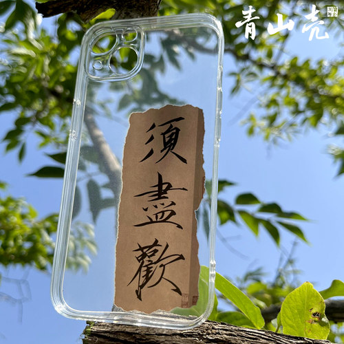 须尽欢硅胶软壳苹果新中式