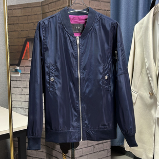 时尚 韩版 立领小众设计休闲夹克外套潮D601 2023年新款 棒球服女春装