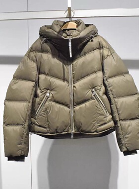 E222新款加厚面包服连帽领时尚羽@绒服