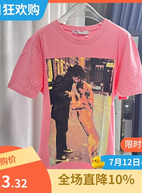 C142.特卖全棉短袖宽松大码印花短袖T恤