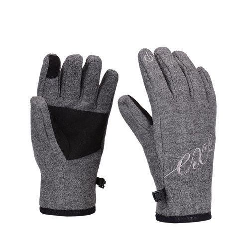 冬季毛呢加厚男女款触摸屏手套