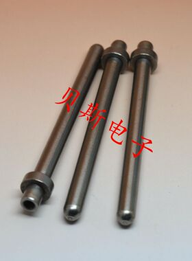 带法兰培林柱8*100/8*120/8*140mmmm导柱，热处理导轴 M4内牙导柱