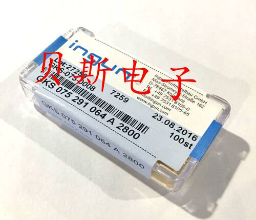 INGUN英刚探针GKS075 291 064A2800（三面切尖头型）测试针 顶针