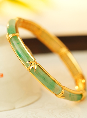 御臻珠宝S925银古风女款手镯