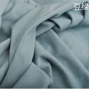 纯棉针织卫衣大小鱼鳞毛圈布料牛肚面料春秋运动服校服T恤包邮