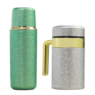 LECEA缓释富硒焕活水杯700ml保温杯500ml焖茶办公杯316不锈钢内胆