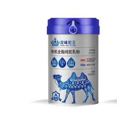 双峰驼王新疆有机全脂纯驼乳粉