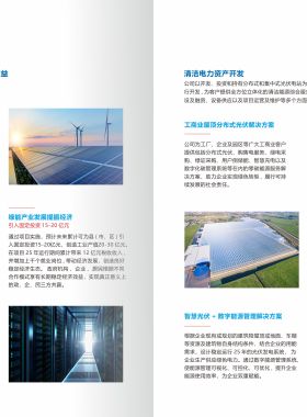 光伏发电新能源分布式光伏集中式光伏充电桩BOPV光伏画册设计印刷